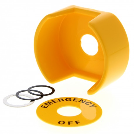 OMRON A22Z-EG1 A22Z-EG1 A22E0001B A22ZEG1 OMRON Cover for A22E with label EMERGENCY OFF