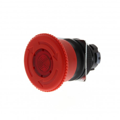 OMRON A22EL-M A22EL-M A22E2001C A22ELM OMRON Mushroom lighting Push-Turn D40mm