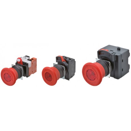 OMRON A22E-S-01 A22E-S-01 A22E7024M A22ES01 OMRON Head mushroom Push-Turn D30mm SPST NC