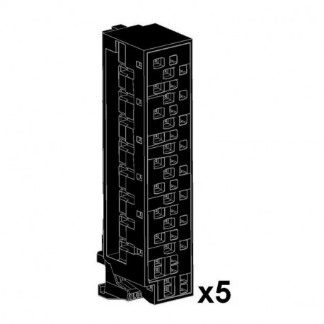 Omron CJ-WM01-18P-5 CJWM0118P5 OMRON Set of 5 Terminal Blocks Screwless for CJ1