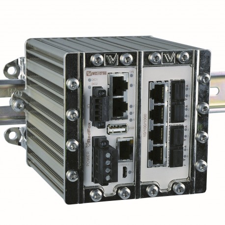 Omron WES RFI-111-F4G-T7G WESRFI111F4GT7G OMRON Managed Industrial Switch