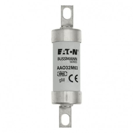 Eaton-moeller 32M63 500V AC BS88 FUSE EATON ELECTRIC Fuse-link, high speed, 100 A, AC 690 V, DC 500 V, BS88, 19 x..
