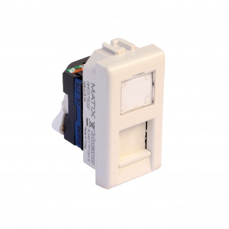 BTICINO AM5979C6F AM5979C6F BTCINO MX-BASE RJ45 CAT6 FTP 1M WHITE