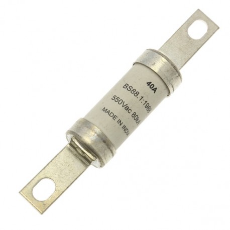 Eaton-moeller 40AMP  500V AC / 250V DC BC40 40AMP 500V AC / 250V DC BC40 BC40 EATON ELECTRIC Fuse-link, low voltage, 40 A, AC 500 V, DC 250 V, BS88, 21 ..
