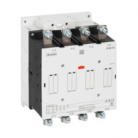 LOVATO ELECTRIC BF400T4E110 BF400T4E110 LOVATO CONTACTOR 4P 600A AC1 60... 130VAC/DC