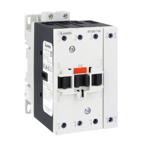 Lovato-electric BFD80T4A02460 LOVATO 4P CONTACT. 90A/1000V DC1 24VAC 60HZ
