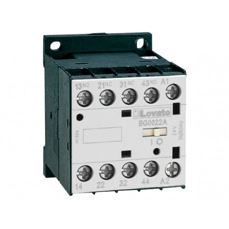 Lovato-electric 11BG0031L024 LOVATO CONTROL RELAY WITH CONTROL CIRCUIT: AC AND DC, BG00 TYPE, DC COIL LOW CONSUMP..
