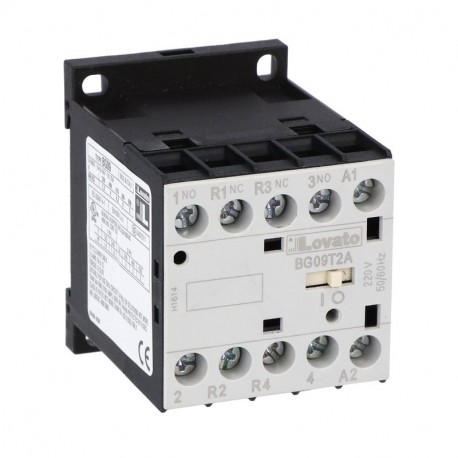 Lovato-electric 11BG09T2A400 LOVATO FOUR-POLE CONTACTOR, AC COIL 50/60HZ, 400VAC, 2NO AND 2NC