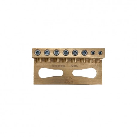 Teknomega BAP30x10x4000 BOC-8-UNI BOC3000 TEKNOMEGA UNIVERSAL BAR DIVIDER BLOCK, 8 OUTPUTS