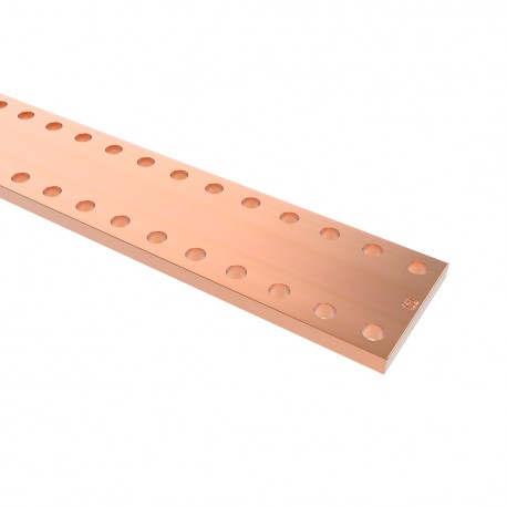 TEKNOMEGA BRP 80X5 BRP 80X5 BRP1015 TEKNOMEGA PREPUNCHED COPPER BAR 80X5X1750