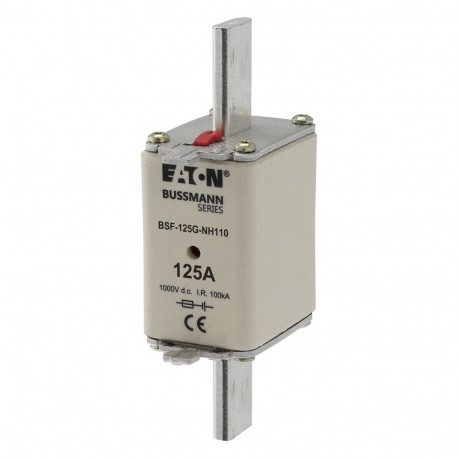 Eaton-moeller BSF-125G-NH110 EATON ELECTRIC FUSE 125A 1000V DC BSF SIZE 1 DUAL IND
