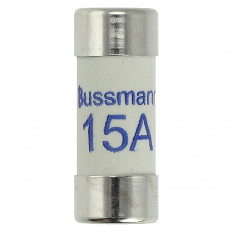 Eaton-moeller 15A 240V CONSUMER UNIT FUSE EATON ELECTRIC cartridge fuse, BT 15 A, AC 240 V, BS1361, 11 x 26 mm, BS