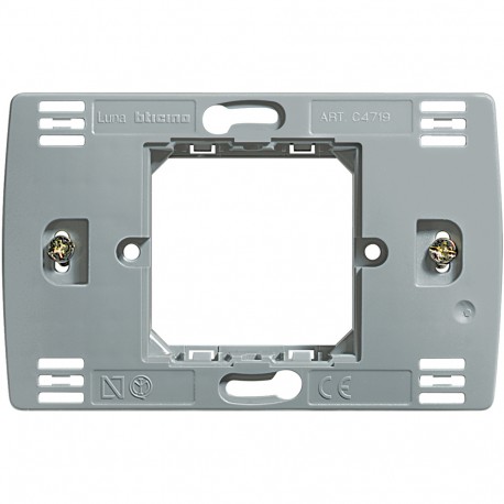 BTICINO C4719 C4719 BTCINO LU-SUPPORT RECTAN TORN 2M CENT