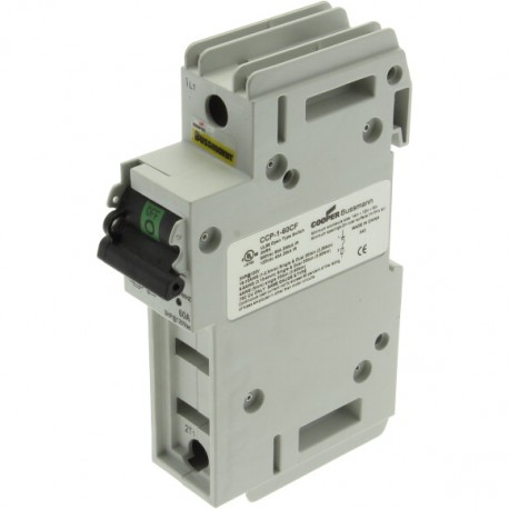 Eaton-moeller CCP-1-60CF EATON ELECTRIC Disconnect fuses-BT, 60 a, AC 600 V, DC 125 V, CF, 1F, UL