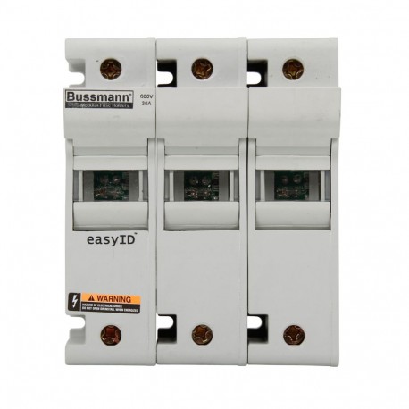 EATON - MOELLER 30A INDICATOR FUSEHOLDER 3 POLE 30A INDICATOR FUSEHOLDER 3 POLE CH30J3I EATON ELECTRIC Fuse-holder, low voltage, 25 A, AC 400 V, 8 x 31 mm, ..