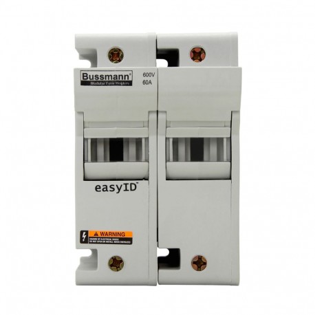 EATON - MOELLER 60AJ MODULEAR FUSEHOLDER 2 POLE 60AJ MODULEAR FUSEHOLDER 2 POLE CH60J2 EATON ELECTRIC Fuse-holder, low voltage, 30 A, AC 600 V, DC 600 V, UL..