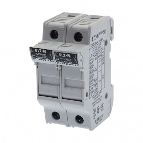 Eaton-moeller CCP EATON ELECTRIC Base of fuse, BT, 30 a, AC 600 V, 10 x 38 mm, CC, 2P, UL listed, DIN rail