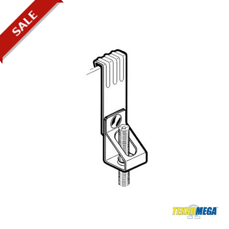 TEKNOMEGA CLP-HK1-BF6 CLP-HK1-BF6 CLP1490 TEKNOMEGA THREADED ROD M6 HANGER VERTICAL CLIP HOOK SERIES 1,5÷5MM THICK