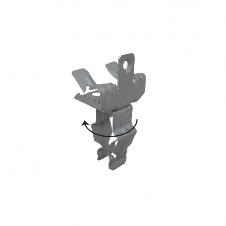 TEKNOMEGA CLP-ME4-FT1822 CLP-ME4-FT1822 CLP1690 TEKNOMEGA CLIP FASTENER HORIZONTAL PIPE Ø 18÷22 MEGA SERIES 15÷20MM THICK