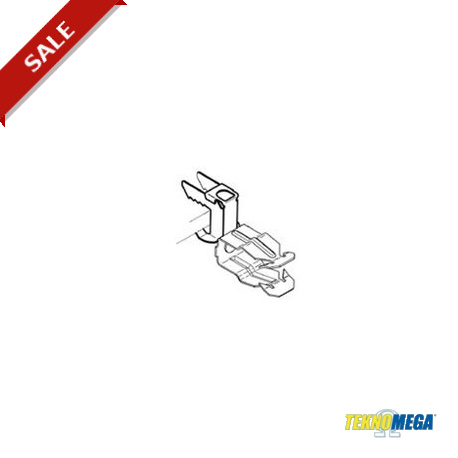 TEKNOMEGA CLP-OJ1-FTO3035 CLP-ΩJ1-FTO3035 CLP2010 TEKNOMEGA SCREWLESS CLAMP Ω CLIP ESP.3-8 MM FOR BEAM WITH PIPE FIXER Ø30÷35