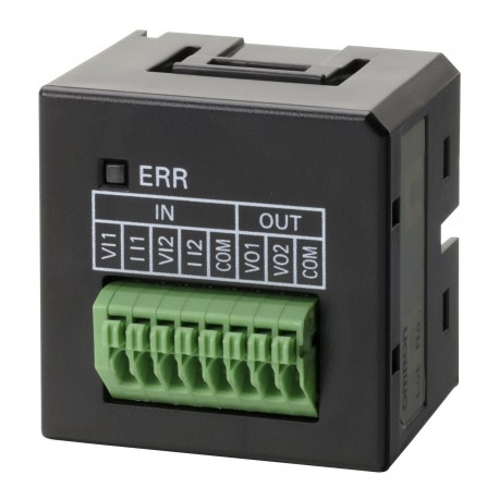 Omron CP1W-MAB221 CP1WMAB221 OMRON Module Expansion 2 analog inputs, 0-10V, 0-20mA & 2 outputs, 0-10V