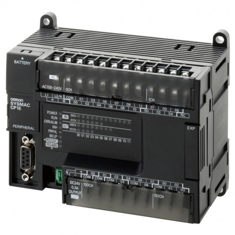 OMRON CP1E-N30S1DR-A CP1E-N30S1DR-A CP1W0175R CP1EN30S1DRA OMRON CPU S1 18/12 I/O AC Relay Outputs RS-232c + RS-485 8K + 8K