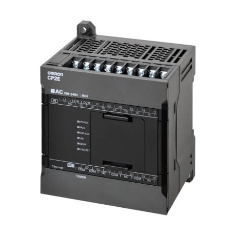 Omron CP2E-N14DR-A CP2EN14DRA OMRON CP2E series compact PLC Network type 8 DI, 6DO Relay output Power su..