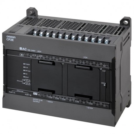 Omron CP2E-N30DR-A CP2EN30DRA OMRON CP2E series compact PLC Network type 18 DI, 12DO Relay output Power ..