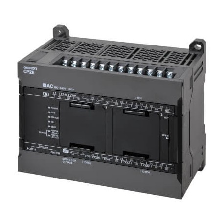 Omron CP2E-N30DR-D CP2EN30DRD OMRON CP2E series compact PLC Network type 18 DI, 12DO Relay output Power ..