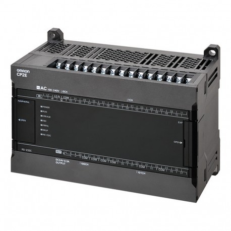 OMRON CP2E-E40DR-A CP2E-E40DR-A CP2W0038A CP2EE40DRA OMRON CP2E series compact PLC Essential Type 24 DI, 16 DO Relay output Pow..