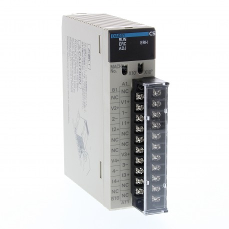 Omron CS1W-DA041 CS1WDA041 OMRON Module 4 analog Outputs, V/I, 1/4000