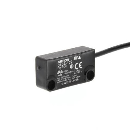 OMRON D40A-1C2 D40A-1C2 D40A6001H D40A1C2,1 OMRON Switch door E. Hall, 1 Aux PNP NA Cable 2m