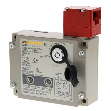 OMRON D4BL-1CRA-A D4BL-1CRA-A D4BL1000R D4BL1CRAA OMRON Metal 1NC/1NO+1NC LED 24vdc PG13,5