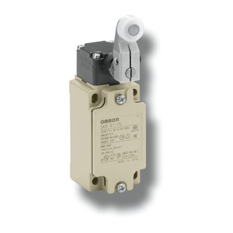 Omron D4B-4114N D4B4114N OMRON Limit switch, rubber roller lever, SPDB NO/NC, snap action, 10 A, M20 con..
