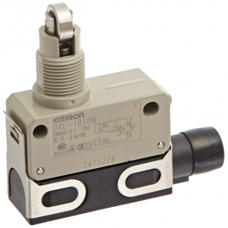 Omron D4E-1B10N D4E1B10N OMRON Plunger Roller plunger Turned 90 ° 5A Waterproof