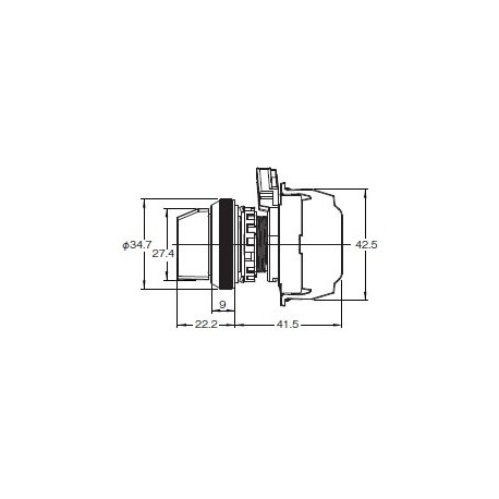 Omron D4N-4A2GR D4N4A2GR OMRON Manual reset 1NC/1NO Roller adj. M20