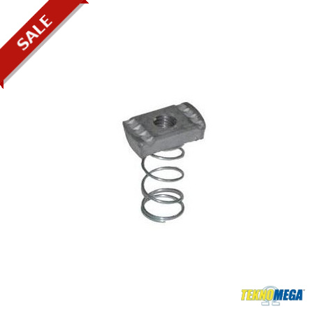 TEKNOMEGA DAP-M10L-ZC DAP-M10L-ZC DAP2050 TEKNOMEGA HDG STRUT NUT M10 LONG SPRING