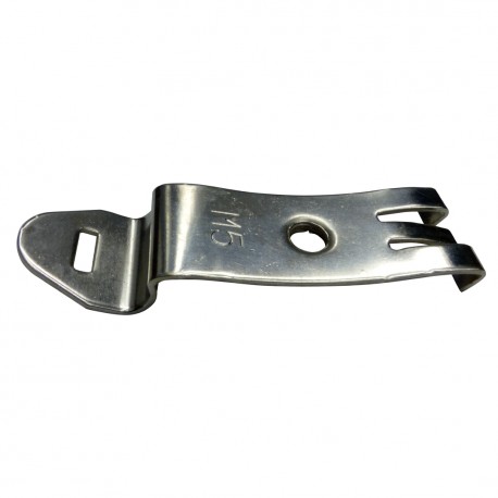TEKNOMEGA DIN KLIP 5 DIN KLIP 5 DIN1115 TEKNOMEGA CLIP FOR STEEL ASYMMETRICAL DINPROFILE M5 HOLE
