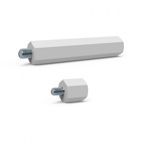 TEKNOMEGA DZP 120M6 DZP 120M6 DZP1070 TEKNOMEGA PLASTIC SPACER H.120MM M6