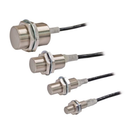 Omron E2ERZ-X4D1 2M E2ERZX4D12M OMRON Inductive, M18, flush, 4 mm, 2 wire DC no polarity, NA, PUR cable,..