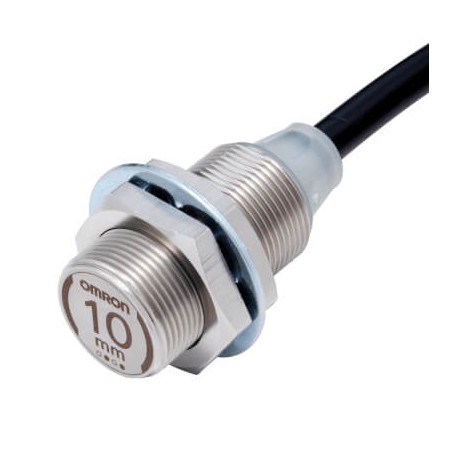 Omron E2EW-X10B218 2M 695128 OMRON Proximity Sensor, Inductive, Full Stainless Steel 303 M18, Shielded, ..