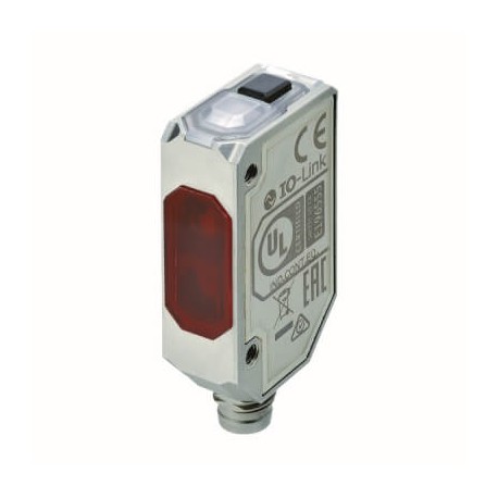 Omron E3AS-L80MT M3 E3ASL80MTM3OMS OMRON Photoelectric sensor, rectangular housing, stainless steel, red..