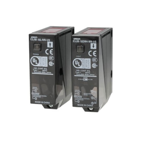 Omron E3JM-10M4-G-NN E3JM10M4GNNOMS,1 OMRON Photoelectric sensor, square shape, through beam, 10 m, rela..