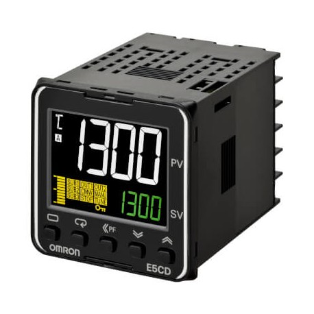 Omron E5CD-QX2D6M-000 E5CDQX2D6M000 OMRON Temperature controller, PRO, 1/16 DIN (48 x 48 mm), 1 pulse ou..