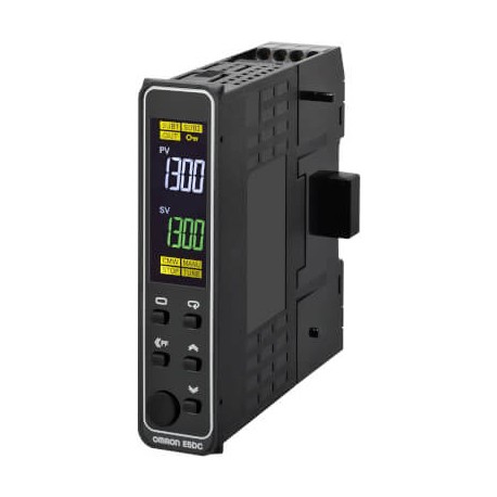 Omron E5DC-QX0DBM-015 E5DCQX0DBM015 OMRON Temp. controller, PRO, DIN Rail 22.5 mm, Uni. I/P, 1 x 12 VDC ..