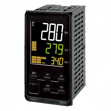 Omron E5EC-RX4A5M-011 E5ECRX4A5M011 OMRON Ent Univ 4 Alarm Ps Relay 6 Evt HBA RSP Transfer 100-240vac 48..