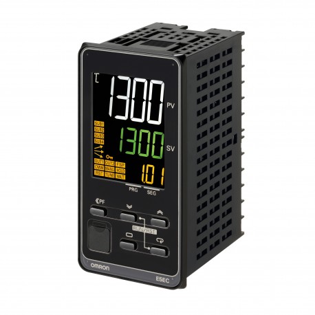 Omron E5EC-TCC4D5M-005 E5ECTCC4D5M005 OMRON Ctrl.Temp,Ent.Univ,2Sal.Corr,4sal.aux,4Ent Evt,24vdc/Vac,Scr..