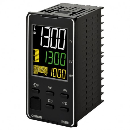 Omron E5ED-QX4D6M-010 E5EDQX4D6M010 OMRON Ctrl. Temp, PRO, 1/8 DIN (96x48mm), salt.SSR, 4sal. aux, 4ent...
