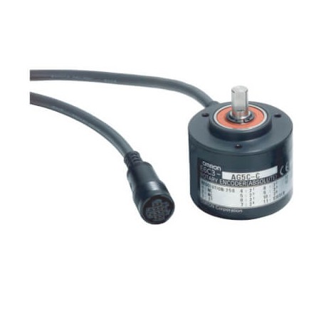 Omron E6C3-AG5C-C 256P/R 2M E6C3AG5CC256PR2M OMRON All 256cpr Gray NPN 12-24 Vdc Connector 2m