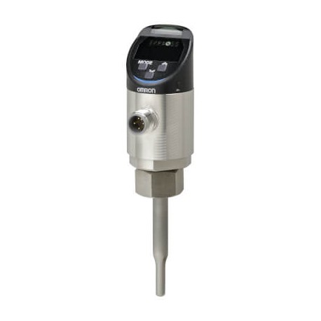 Omron E8FC-25ST 720048 OMRON Flow sensor, liquid, PNP/NPN, IO-Link COM3, analog, M12 connector